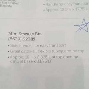 thirty-one Storage & Organization - Thirty-one Mini Storage Bin thirty-one Storage & Organization - Thirty-one Mini Storage Bin